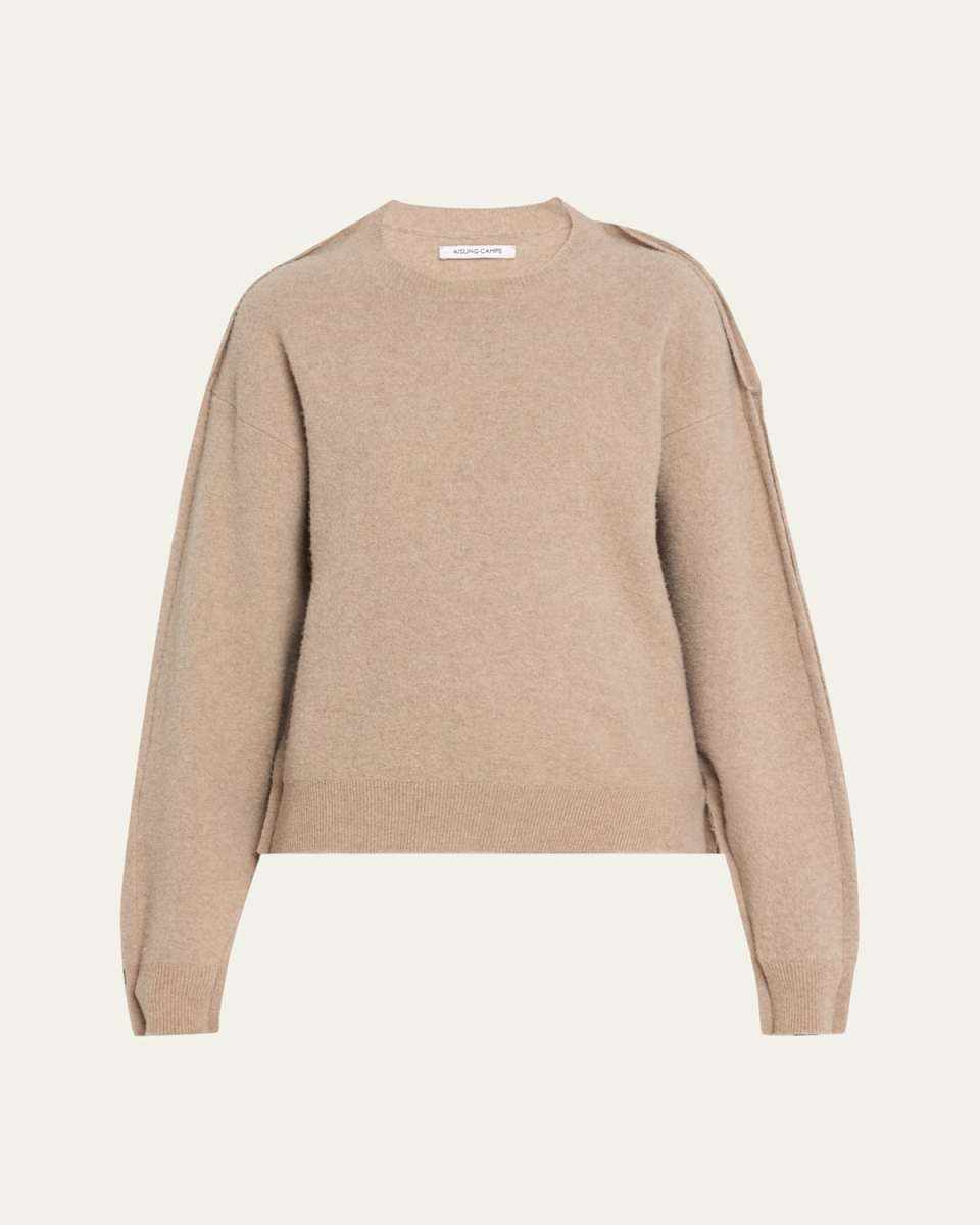 Sculpted Merino Wool Pullover